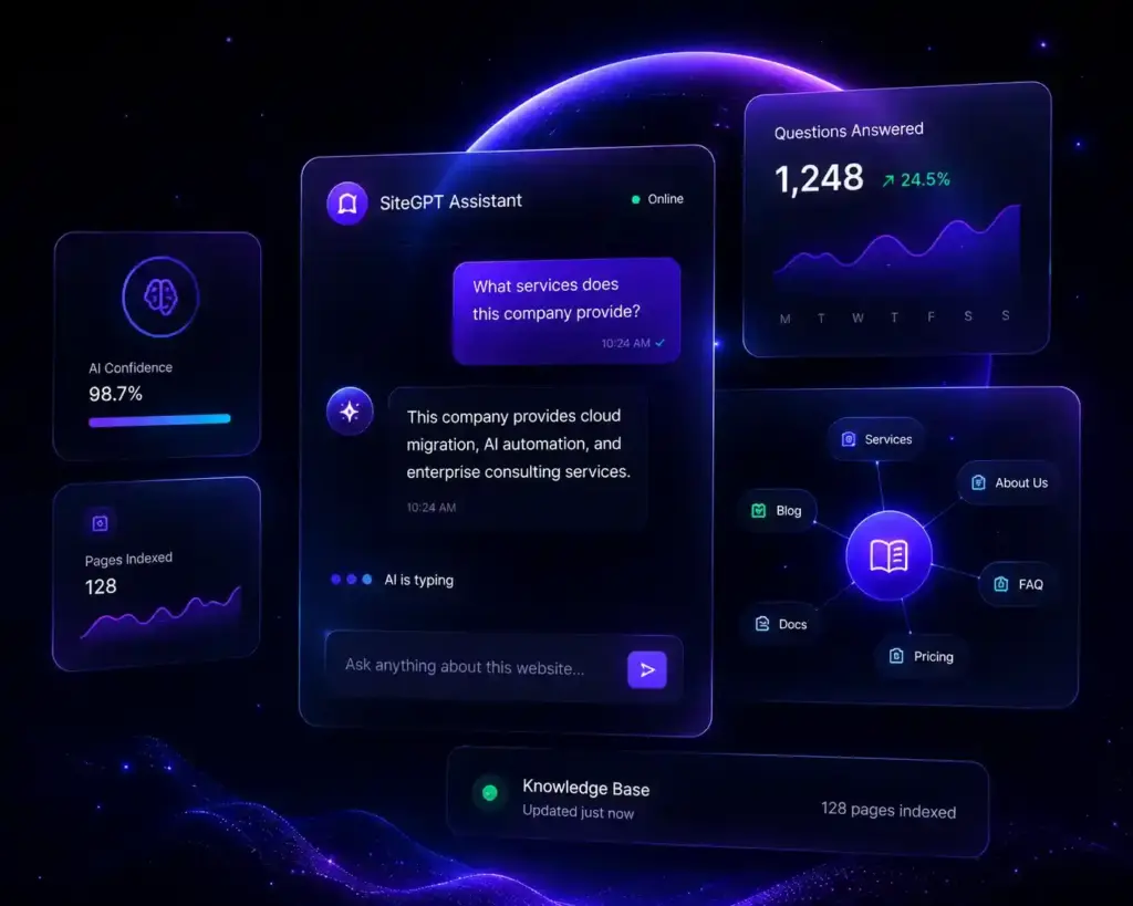 WordPress AI Chatbot Plugin Dashboard
AI Chatbot Plugin for WordPress